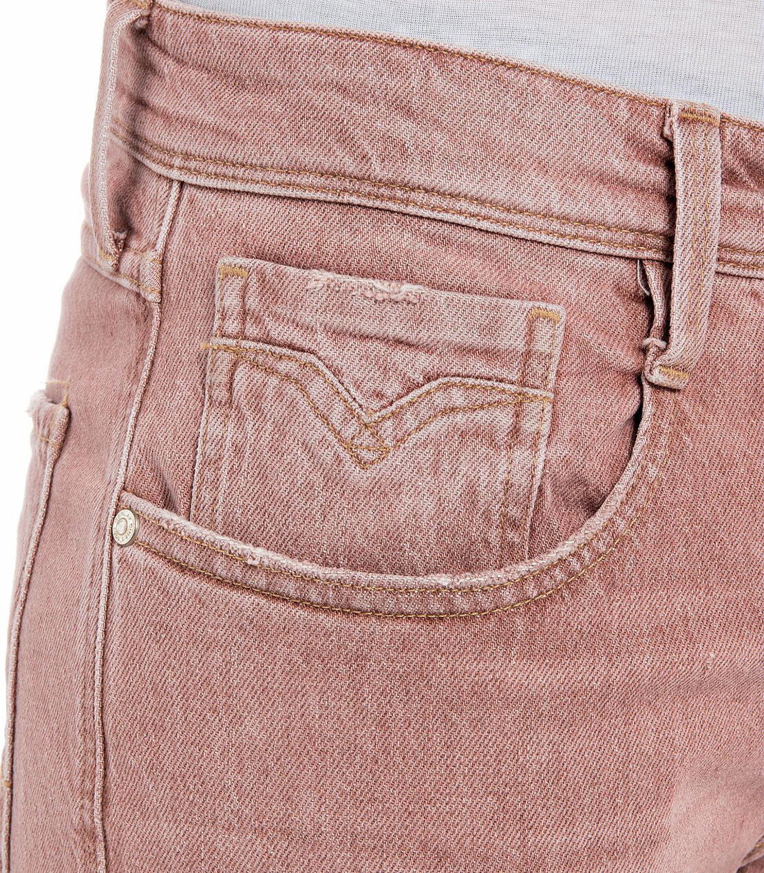 スリム ANBASS ナチュラルダイストレッチデニム 詳細画像 ライトブリック 7